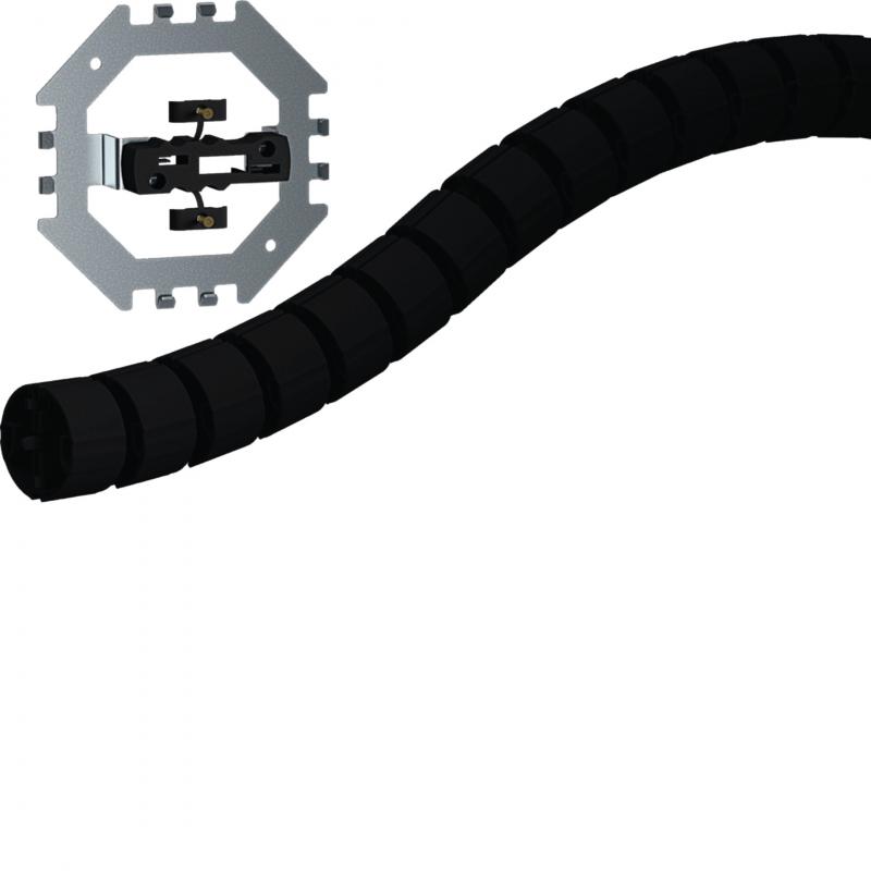 Hager Rundkette/Fußteil/Halter Lmax=1m anth