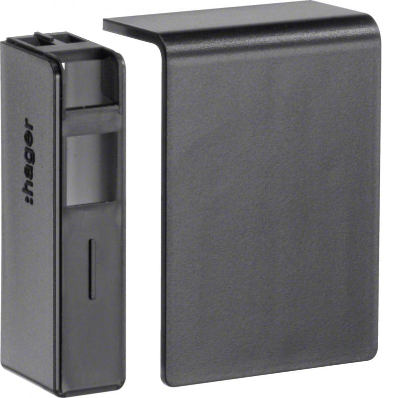 Hager Endstück zu SL 20x55mm graphitschwarz