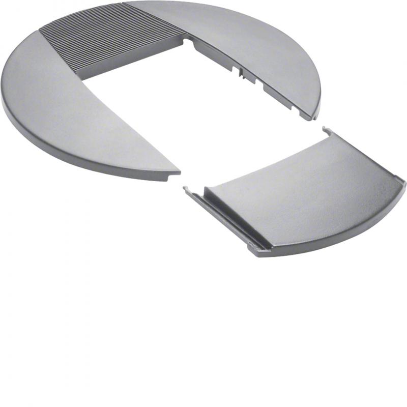 Hager Rosette halogenfrei DA200 lichtgrau