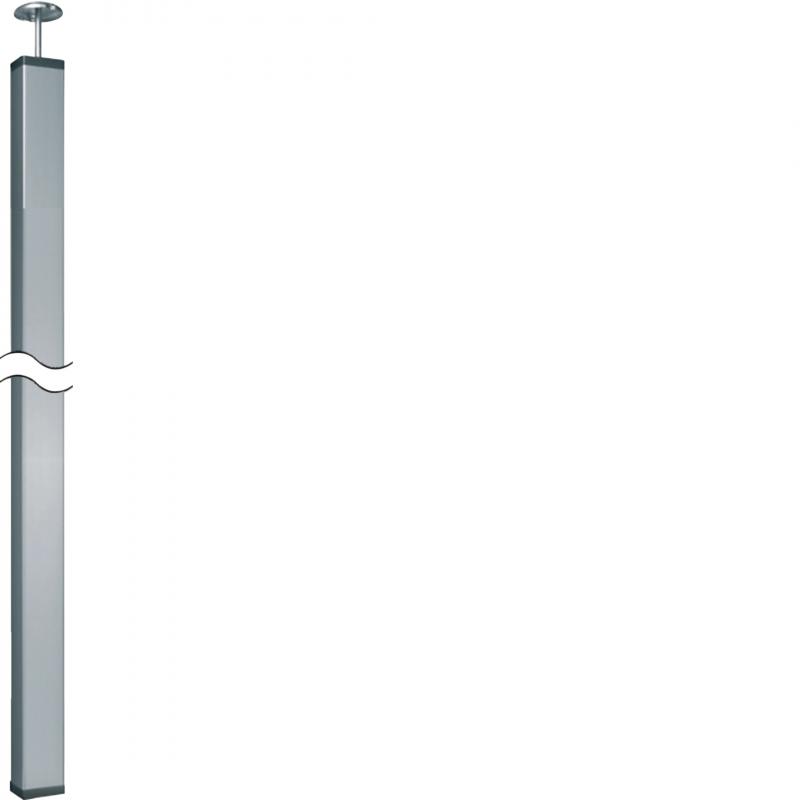 Hager Deckenanschlusssäule 1-seitig Spannbereich 2,8-3,1m Alu DA200 L=2,75m elox