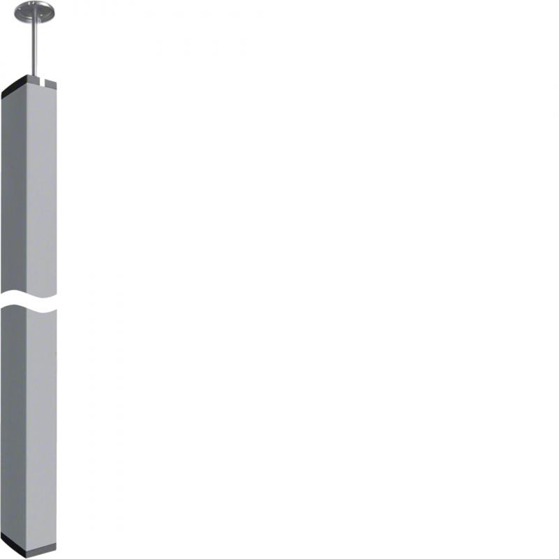Hager Deckenanschlusssäule 2-seitig Spannbereich 2,8-3,1m Alu DA200 L=2,75m elox