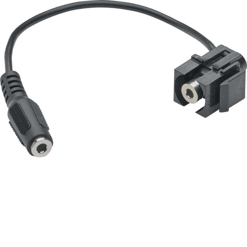 Hager Keystone Einsatz Stereo Klinke 3.5mm