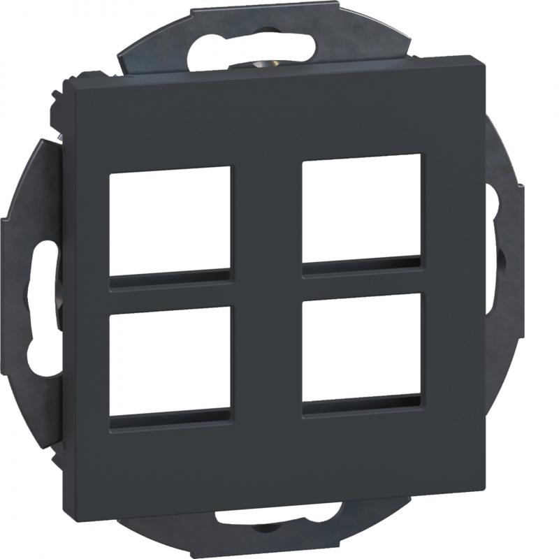 Hager Montagerahmen für 4 Multimedia Typ 10 gs