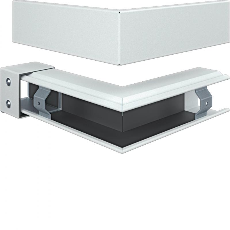 Hager Außeneck Brandschutzkanal FWK-Plus 60x60 mm weiß Stahl pulverbeschichtet