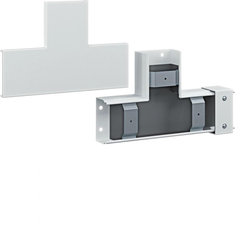Hager T-Stück FWK-Plus 60x100 mm weiß pulverbeschichtet für Brandschutzkanal