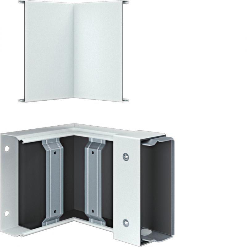 Hager Inneneck FWK-Plus 60x150 mm weiß pulverbeschichtet für Brandschutzkanal
