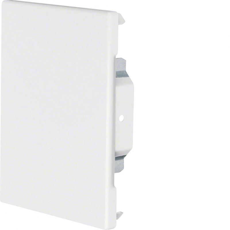 Hager Endstück zu BRS 100x130 OT 80mm vweiß