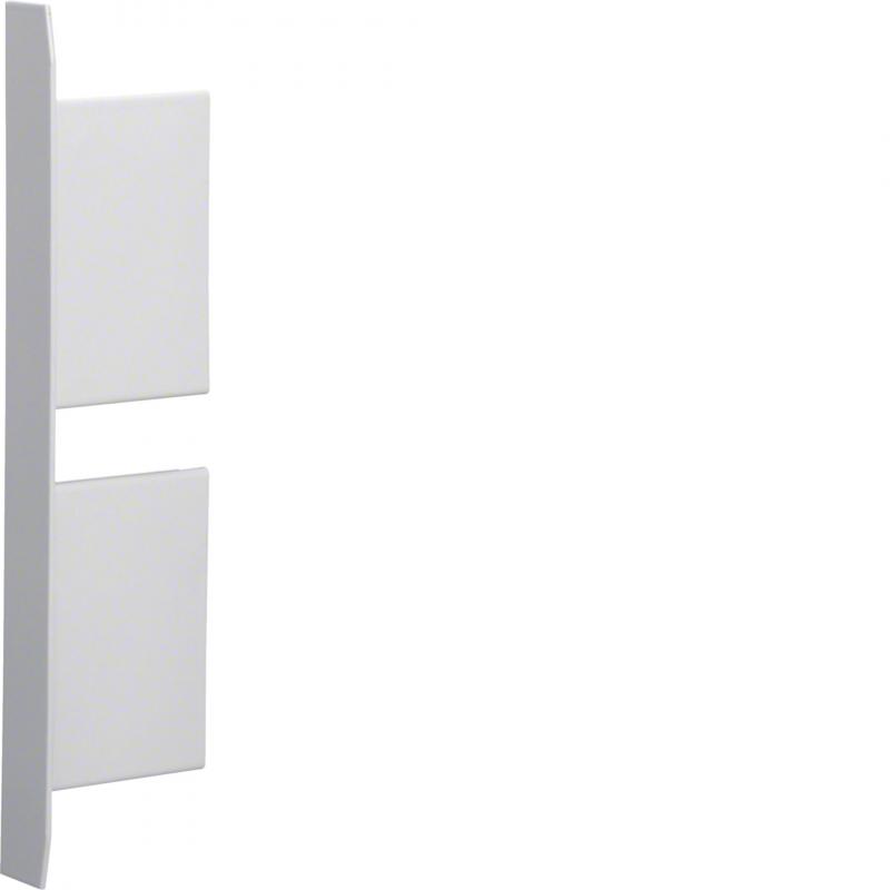 Hager Endstück Stahl BKIS 25x230 OT 2x80 vweiß