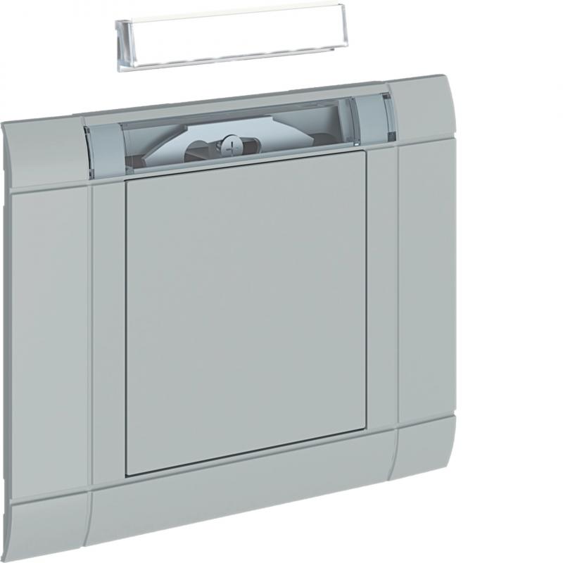 Hager Einbauset Blind front alu