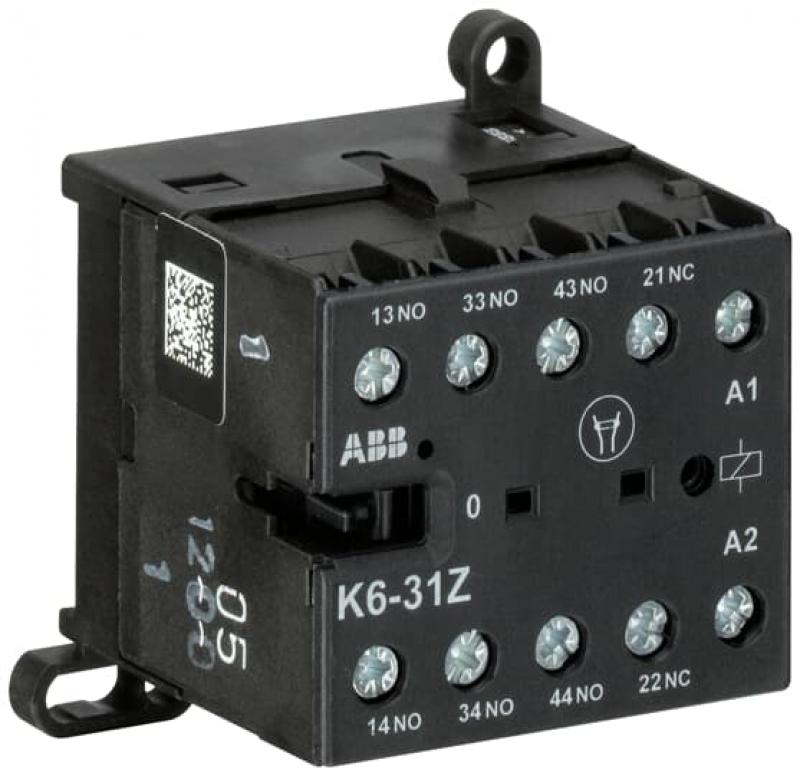 ABB K6-31Z-02 Kleinhilfsschütz, 42 V 40-450 Hz