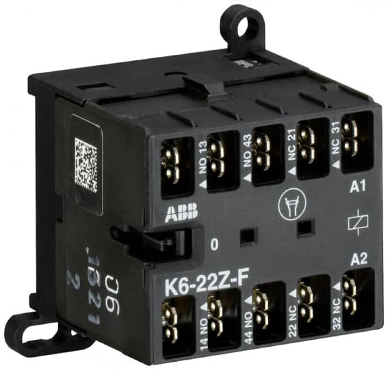 ABB K6-22Z-F-01 Kleinhilfsschütz, 24 V 40-450 Hz