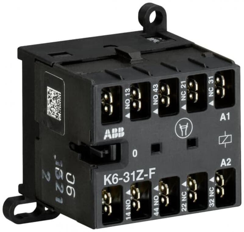 ABB K6-31Z-F-01 Kleinhilfsschütz, 24 V 40-450 Hz