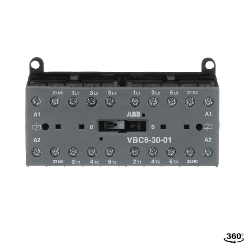 ABB VBC6-30-01-01 Wendeschütz, 24 V DC