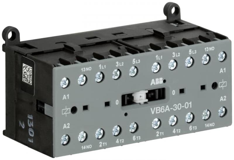 ABB VB6A-30-01-01 Wendeschütz, 24 V 40-450 Hz