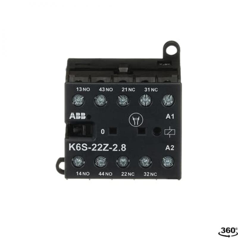 ABB K6S-22Z-2.8-72 Kleinhilfsschütz, 17-32 V DC, 2,8 W