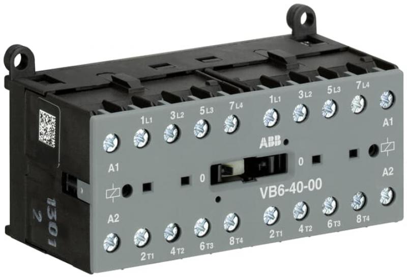 ABB VB6-40-00-01 Kleinwendeschütz, 4-polig, 24 V 40-450 Hz
