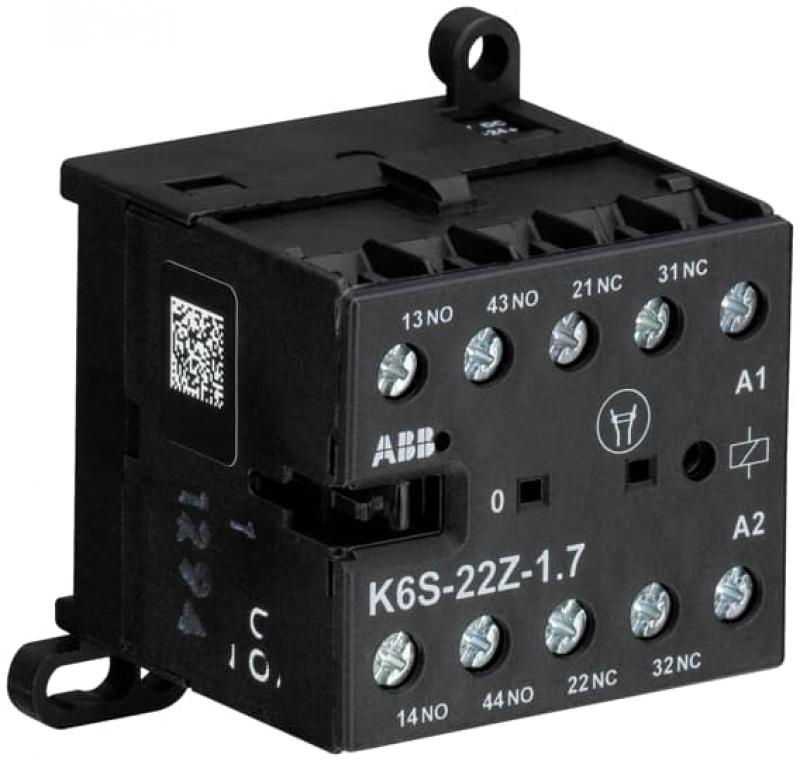 ABB K6S-22Z-1.7-71 Kleinhilfsschütz, 24 V DC, 1,7 W