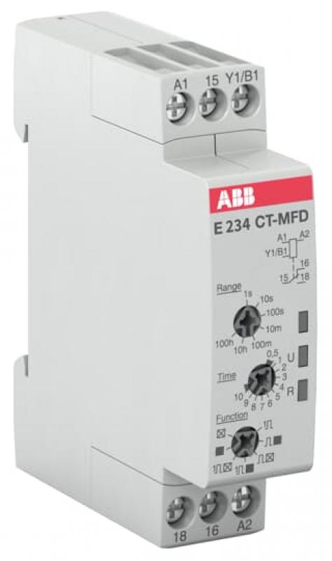 ABB CT-MFD.12 Zeitrelais, multifunktion 1We, 24-240VAC, 24-48VDC