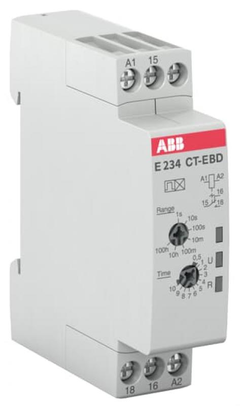 ABB CT-EBD.12 Zeitrelais, blinkend 1 WE, 24-240 VAC, 24-48 VDC