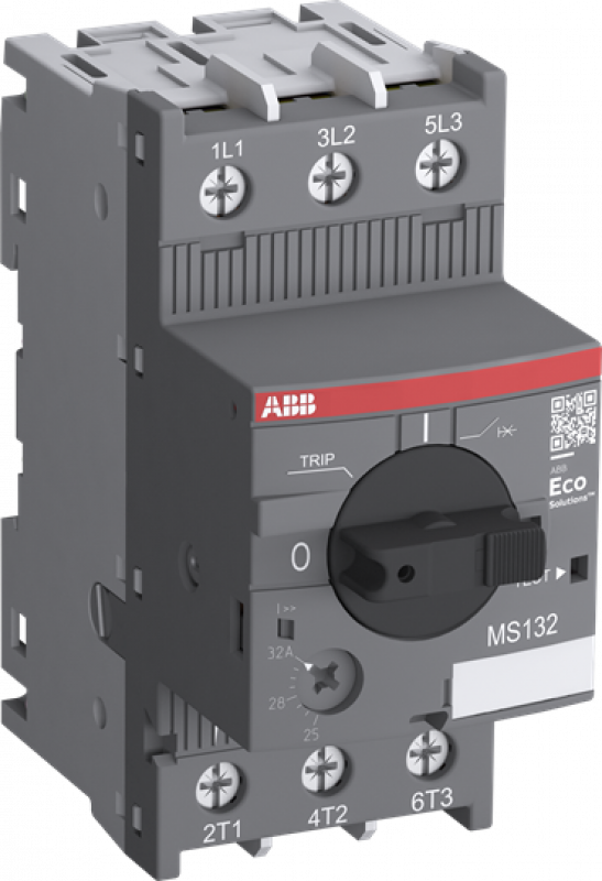 ABB MS132-32 Motorschutzschalter, Auslöseklasse 10, 25 ... 32 A