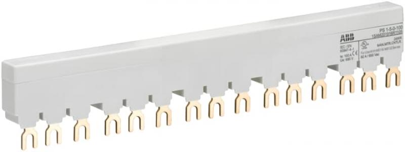 ABB PS1-5-0-100 3-Phasen-Sammelschiene für 5 MS116 / MS132, Ie=100A