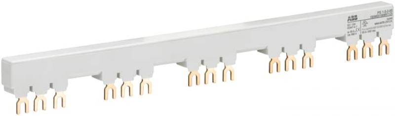 ABB PS1-5-2-65 3-Phasen-Sammelschiene für 5 MS116 / MS132 mit 2 HK/SK, Ie=65A