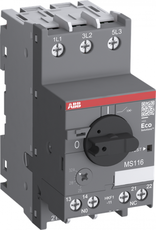 ABB MS116-32-HKF1-11 Motorschutzschalter, Auslöseklasse 10A, 25 ... 32 A, HKF1-11