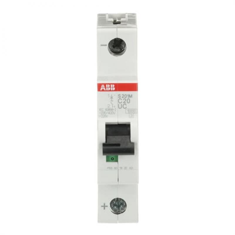 ABB S201M-C20UC Sicherungsautomat C-Char., 10 kA, 20 A, 1P