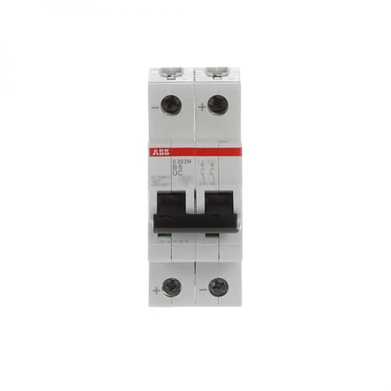 ABB S202M-B6UC Sicherungsautomat B-Char., 10 kA, 6 A, 2P