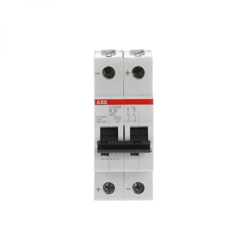ABB S202M-B10UC Sicherungsautomat B-Char., 10 kA, 10 A, 2P