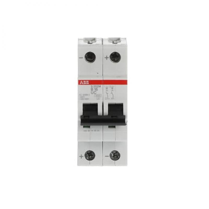 ABB S202M-B16UC Sicherungsautomat B-Char., 10 kA, 16 A, 2P
