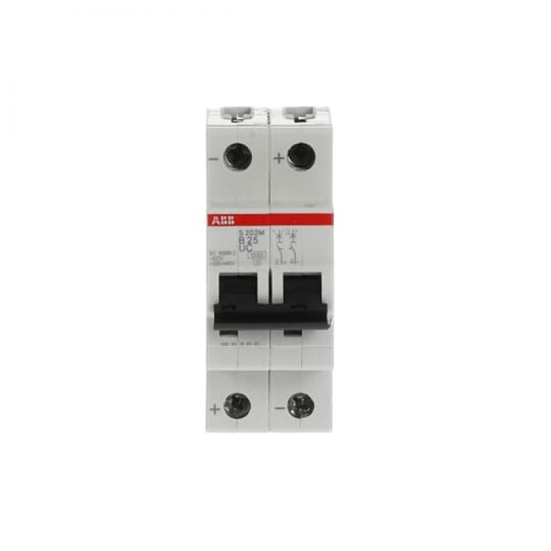 ABB S202M-B25UC Sicherungsautomat B-Char., 10 kA, 25 A, 2P