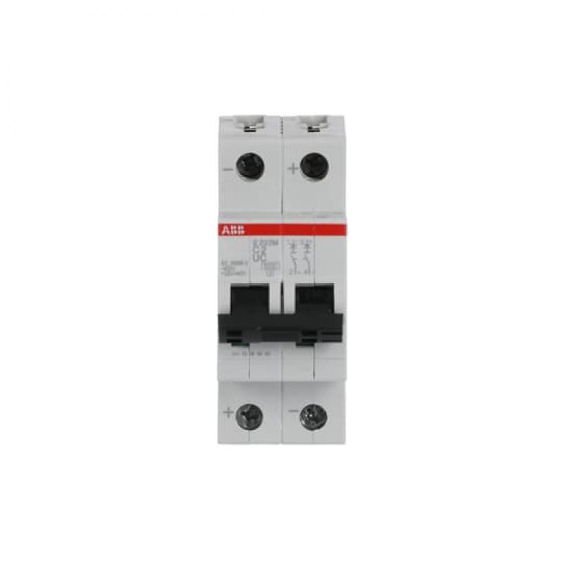 ABB S202M-C2UC Sicherungsautomat C-Char., 10 kA, 2 A, 2P