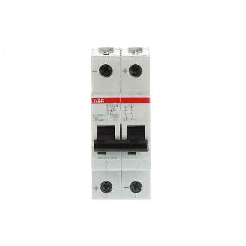 ABB S202M-C25UC Sicherungsautomat C-Char., 10 kA, 25 A, 2P