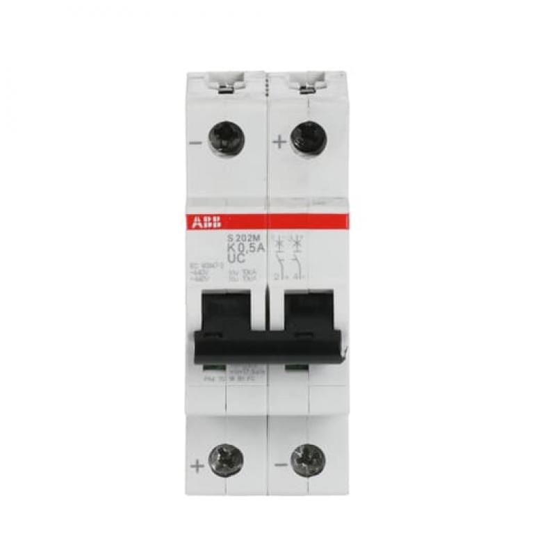 ABB S202M-K0.5UC Sicherungsautomat K-Char., 10 kA, 0.5 A, 2P
