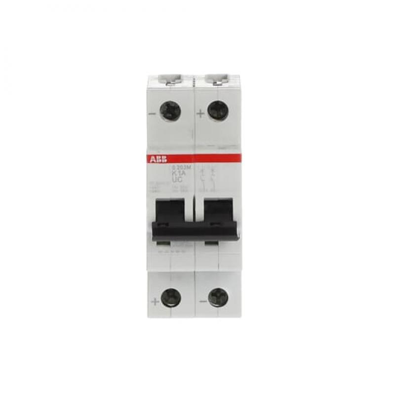 ABB S202M-K1UC Sicherungsautomat K-Char., 10 kA, 1 A, 2P