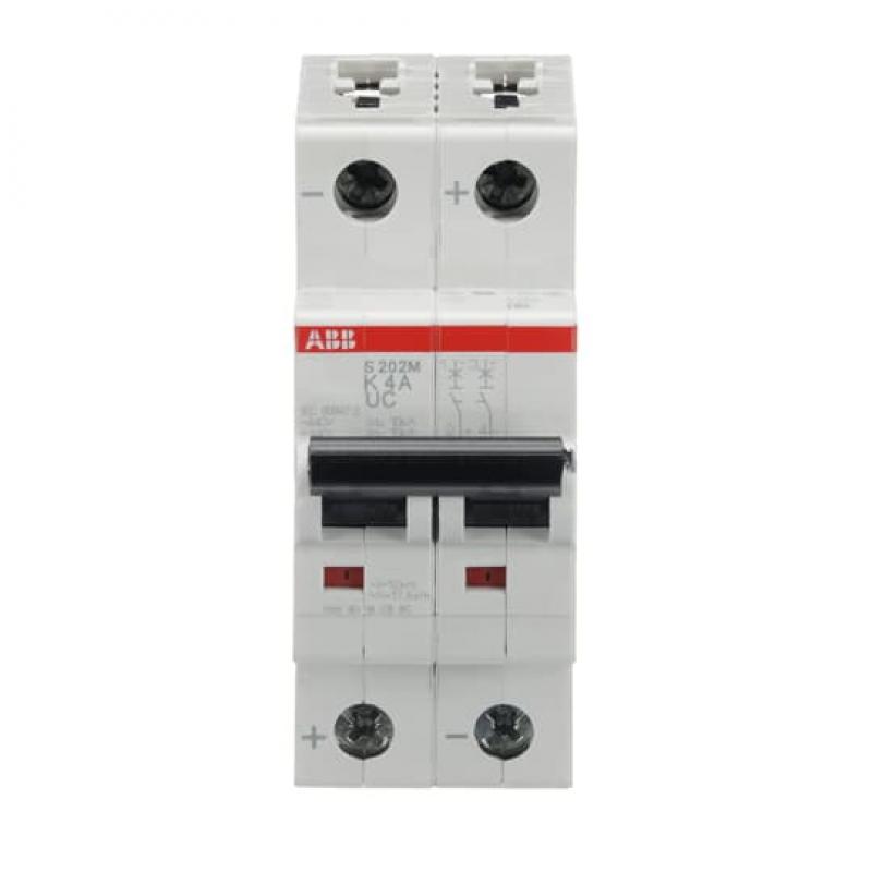 ABB S202M-K4UC Sicherungsautomat K-Char., 10 kA, 4 A, 2P