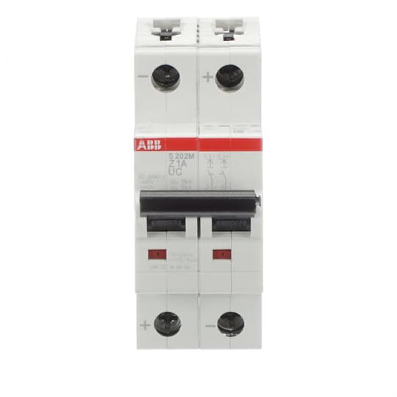 ABB S202M-Z1UC Sicherungsautomat Z-Char., 10 kA, 1 A, 2P