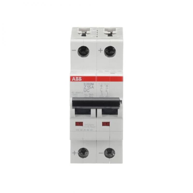 ABB S202M-Z15UC Sicherungsautomat Z-Char., 10 kA, 15 A, 2P