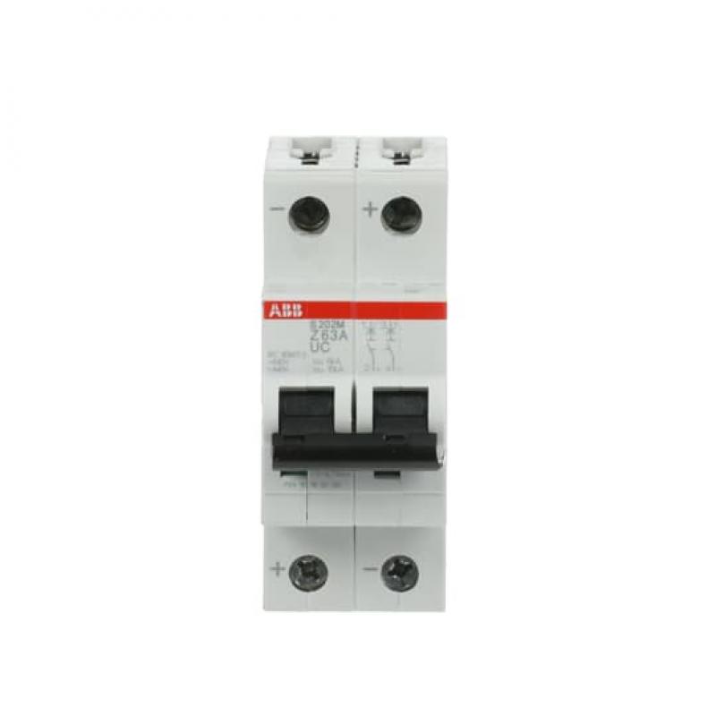 ABB S202M-Z63UC Sicherungsautomat Z-Char., 10 kA, 63 A, 2P