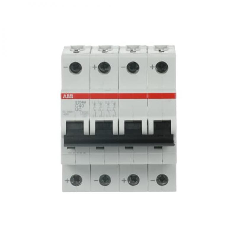 ABB S204M-C40UC Sicherungsautomat C-Char., 10 kA, 40 A, 4P