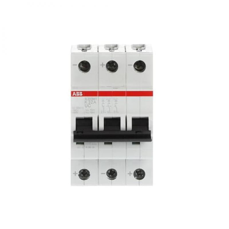 ABB S203MT-K32UC Sicherungsautomat K-Char., 10kA, 32A, 3P