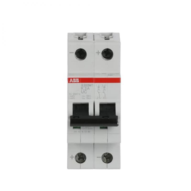 ABB S202MT-K3UC Sicherungsautomat K-Char., 10kA, 3A, 2P