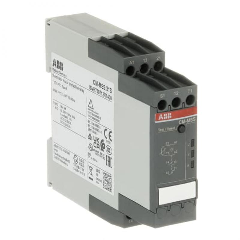 ABB CM-MSS.31S Thermistor-Motorschutzrelais 1S+1Ö, 24-240V AC/DC, Kurzsch.-Erkennung, Reset