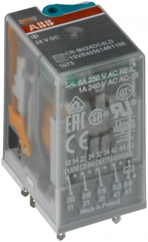 ABB CR-M110DC3L Steckbares Interface-Relais 3We, A1-A2=110VDC, 250V/10A, LED