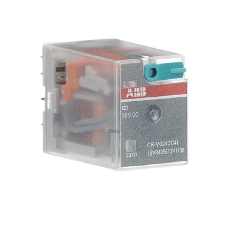ABB CR-M024DC4L Steckbares Interface-Relais 4We, A1-A2=24VDC, 250V/6A, LED
