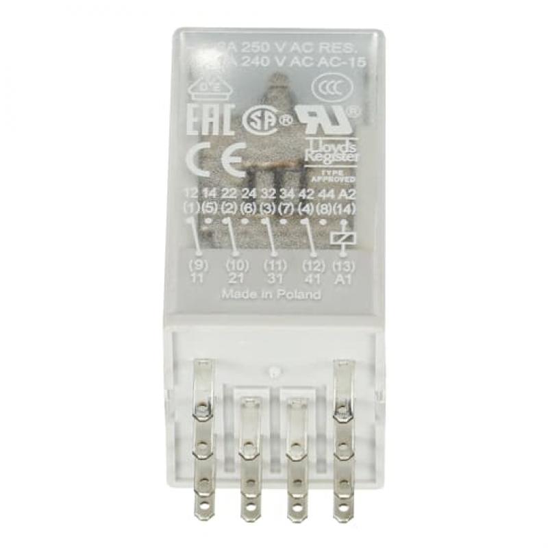 ABB CR-M012DC4 Steckbares Interface-Relais 4We, A1-A2=12VDC, 250V/6A