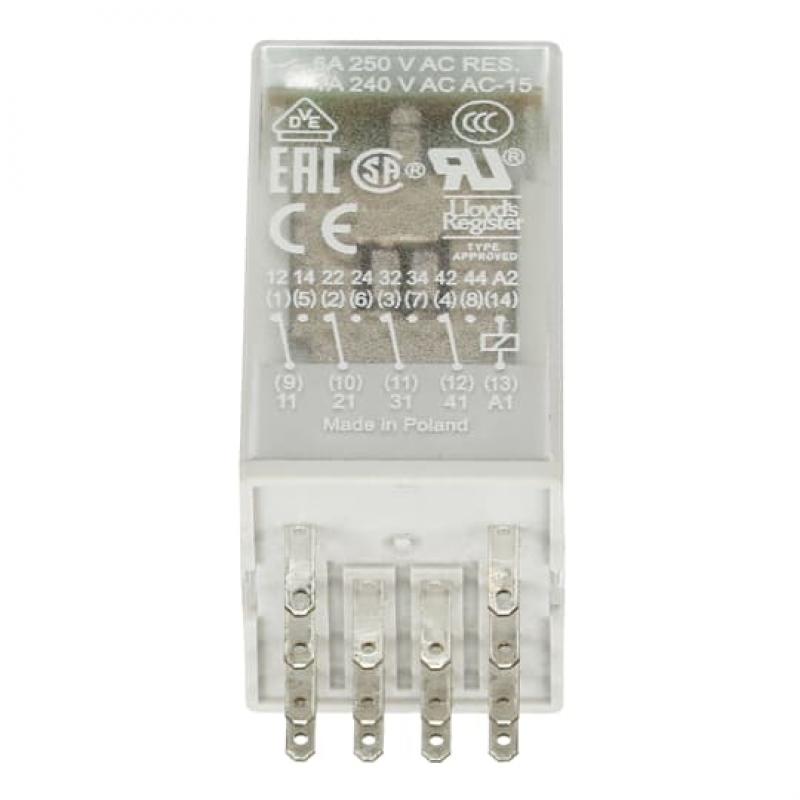 ABB CR-M125DC4LG Steckbares Interface-Relais 4We, A1-A2=125VDC, Goldkontakte, LED