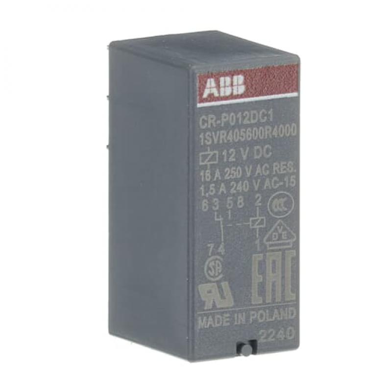 ABB CR-P012DC1 Steckbares Interface-Relais 1We, A1-A2=12VDC, 250V/16A