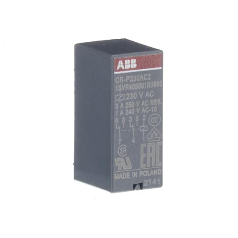 ABB CR-P230AC2 Steckbares Interface-Relais 2We, A1-A2=230VAC, 250V/8A